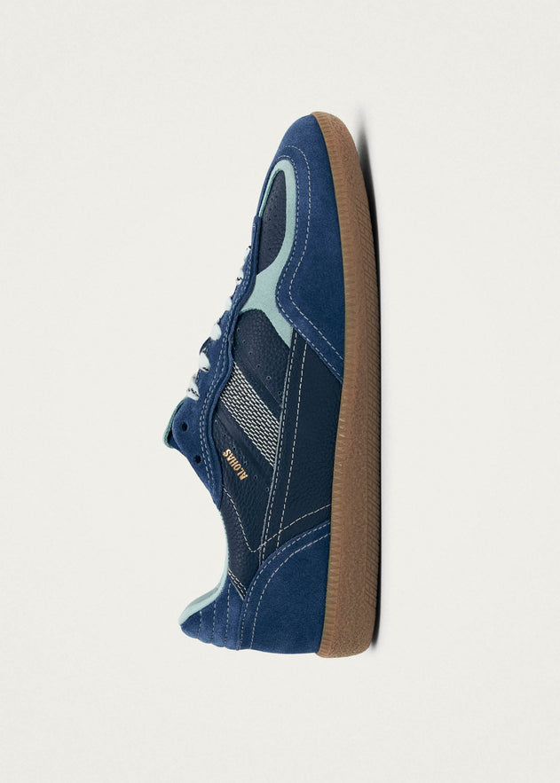 Tb.490 Rife Leather Sneakers Grain Cobalt