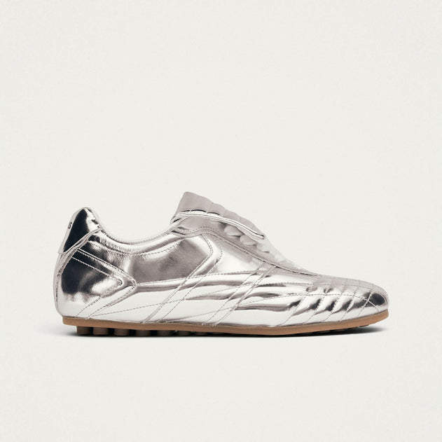 Tb.99 Leather Sneakers Silver