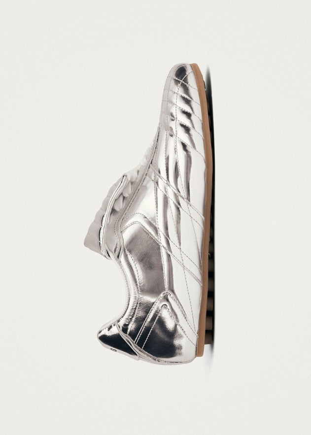 Tb.99 Leather Sneakers Silver