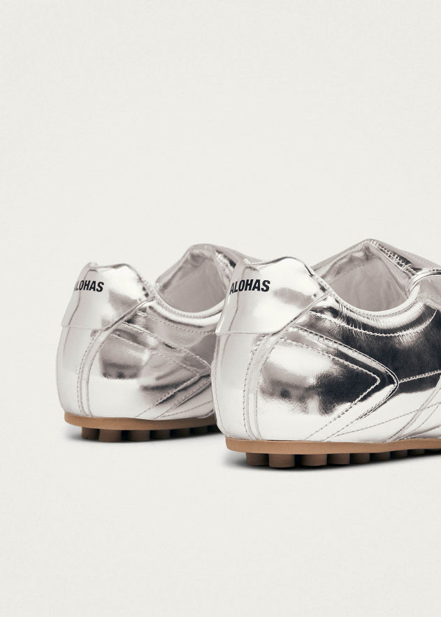 Tb.99 Leather Sneakers Silver
