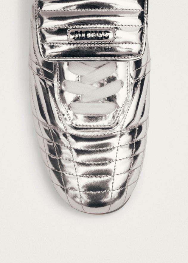 Tb.99 Leather Sneakers Silver
