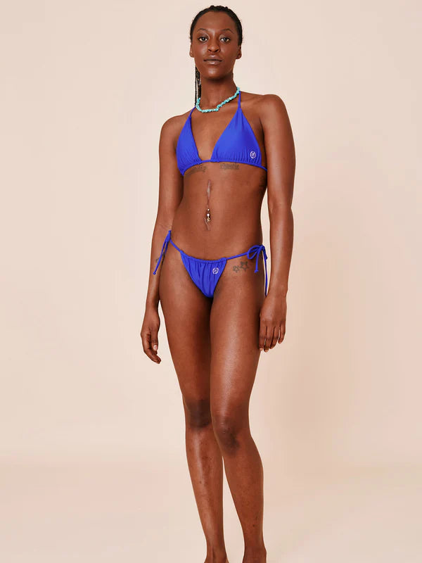 Tembuku Adjustable String Bikini Bottom Cartel Blue