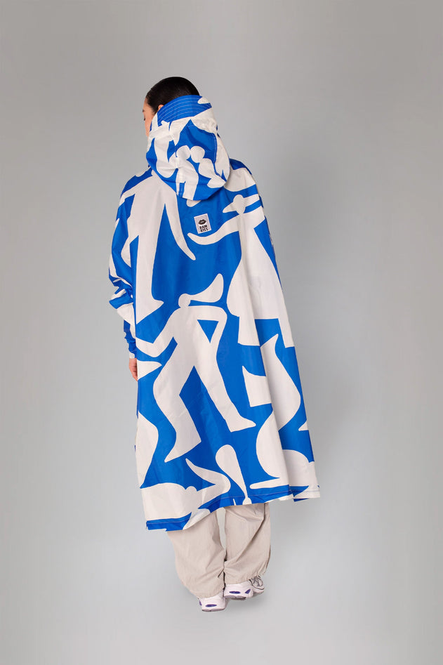 Timo Kuilder 'Blue Dance' Rain Poncho