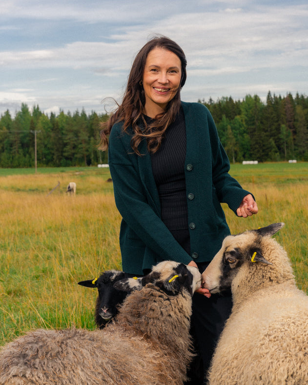 Kaste Cardigan Green