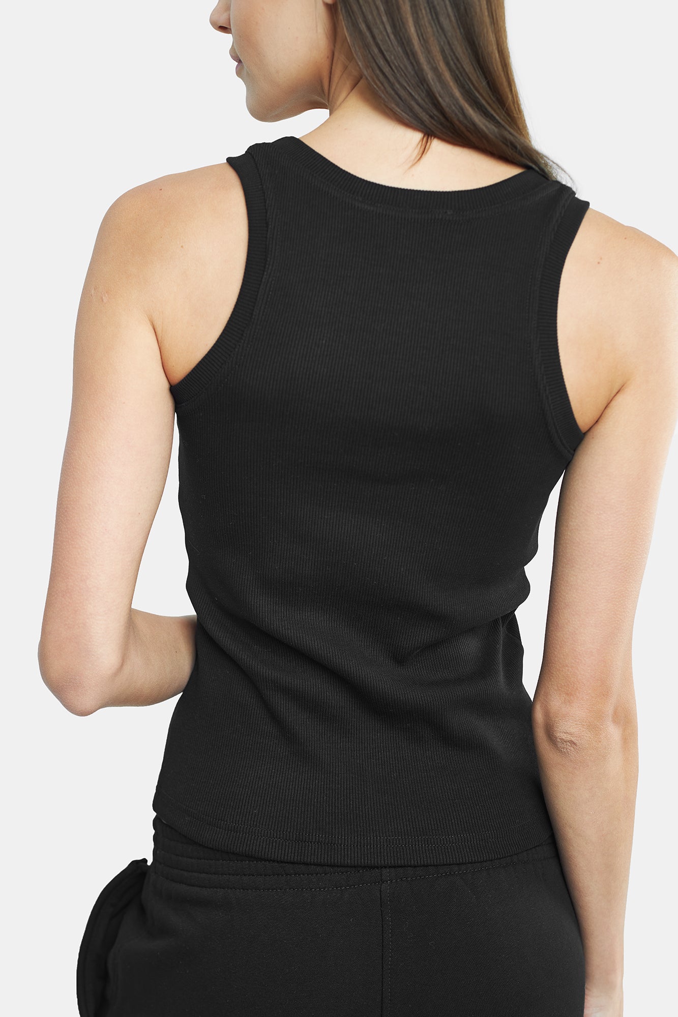 Karo Tank Top Black