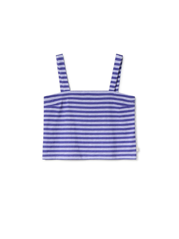Torsa Top Purple Stripes
