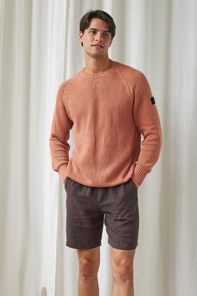 Tortuga Knitted Sweater Brick - IVALO.COM