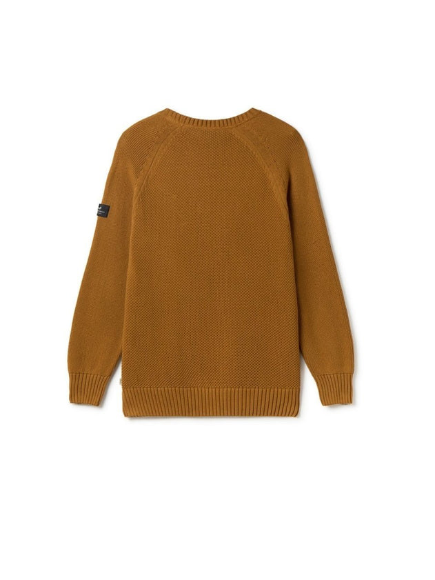 Tortuga Knitted Sweater Mustard - IVALO.COM
