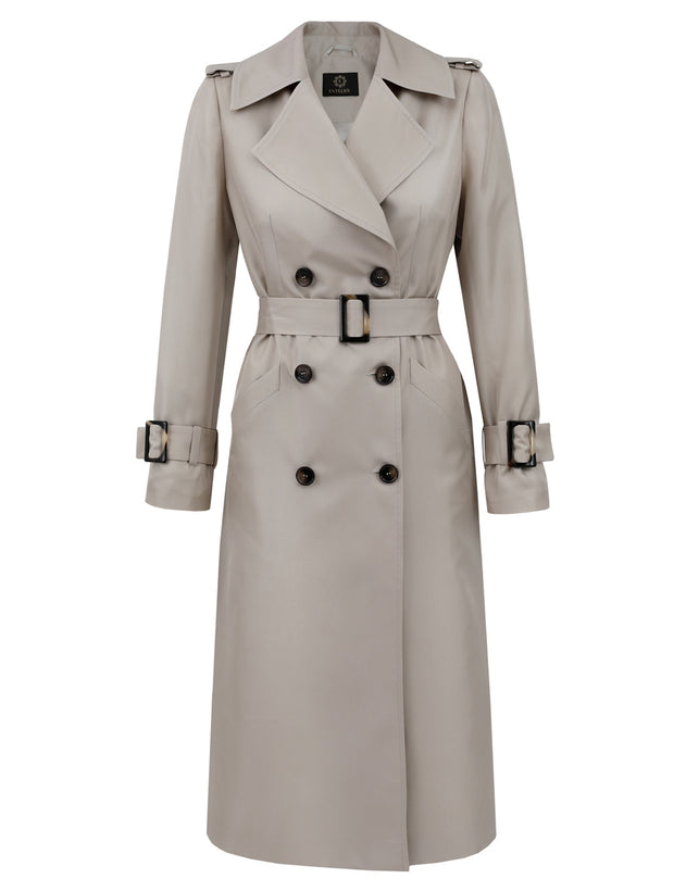 Enteliér Silk Trench Light Beige