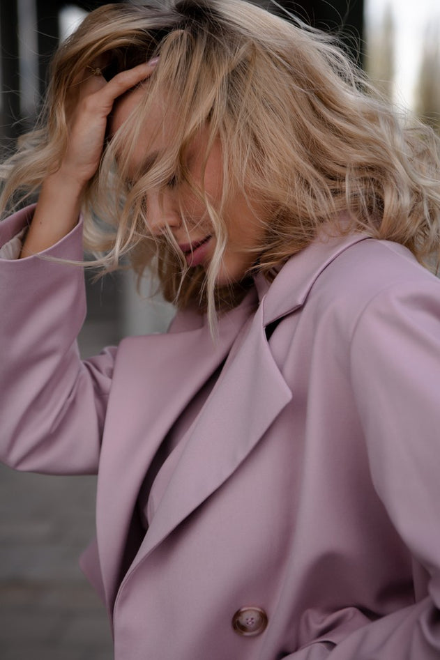 Aspen Cropped Blazer Pink