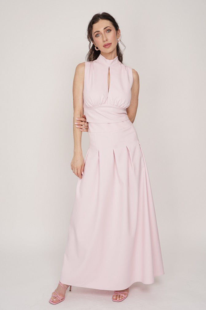 Eleonora Maxi Skirt Powder Pink