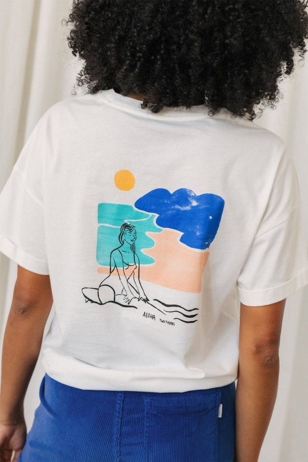 Uwins T-Shirt Surf Off White - IVALO.COM