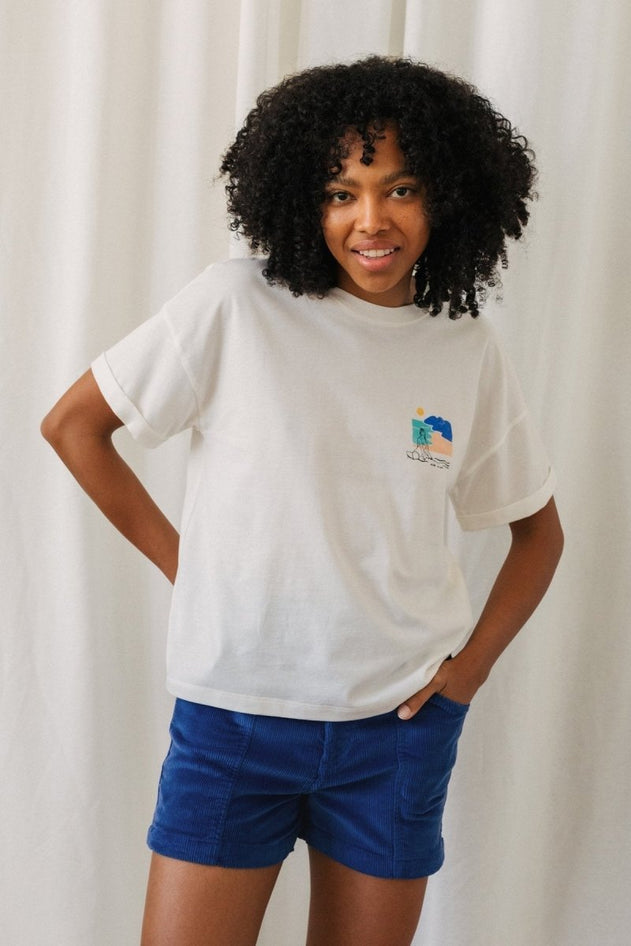 Uwins T-Shirt Surf Off White - IVALO.COM
