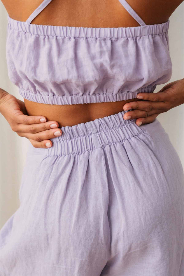 Vaxholm Shorts Light Purple