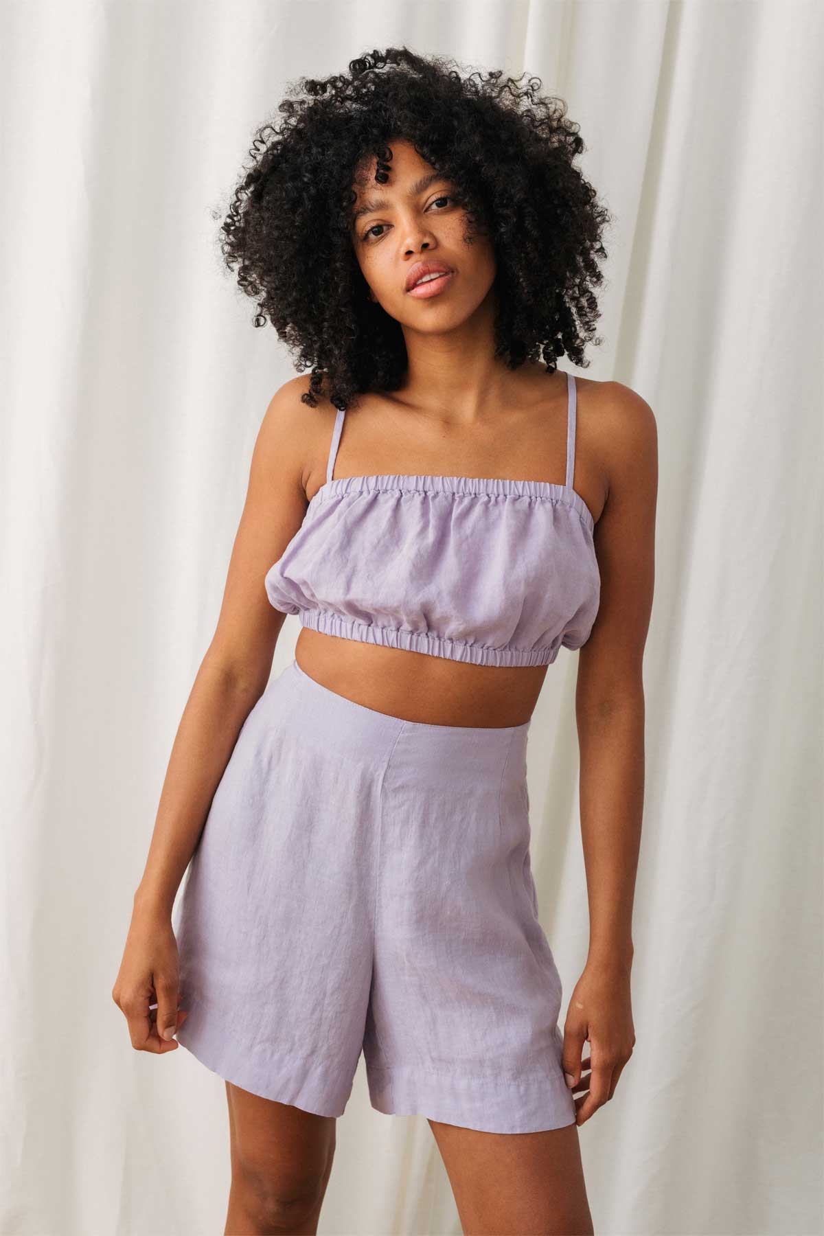 Vaxholm Shorts Light Purple