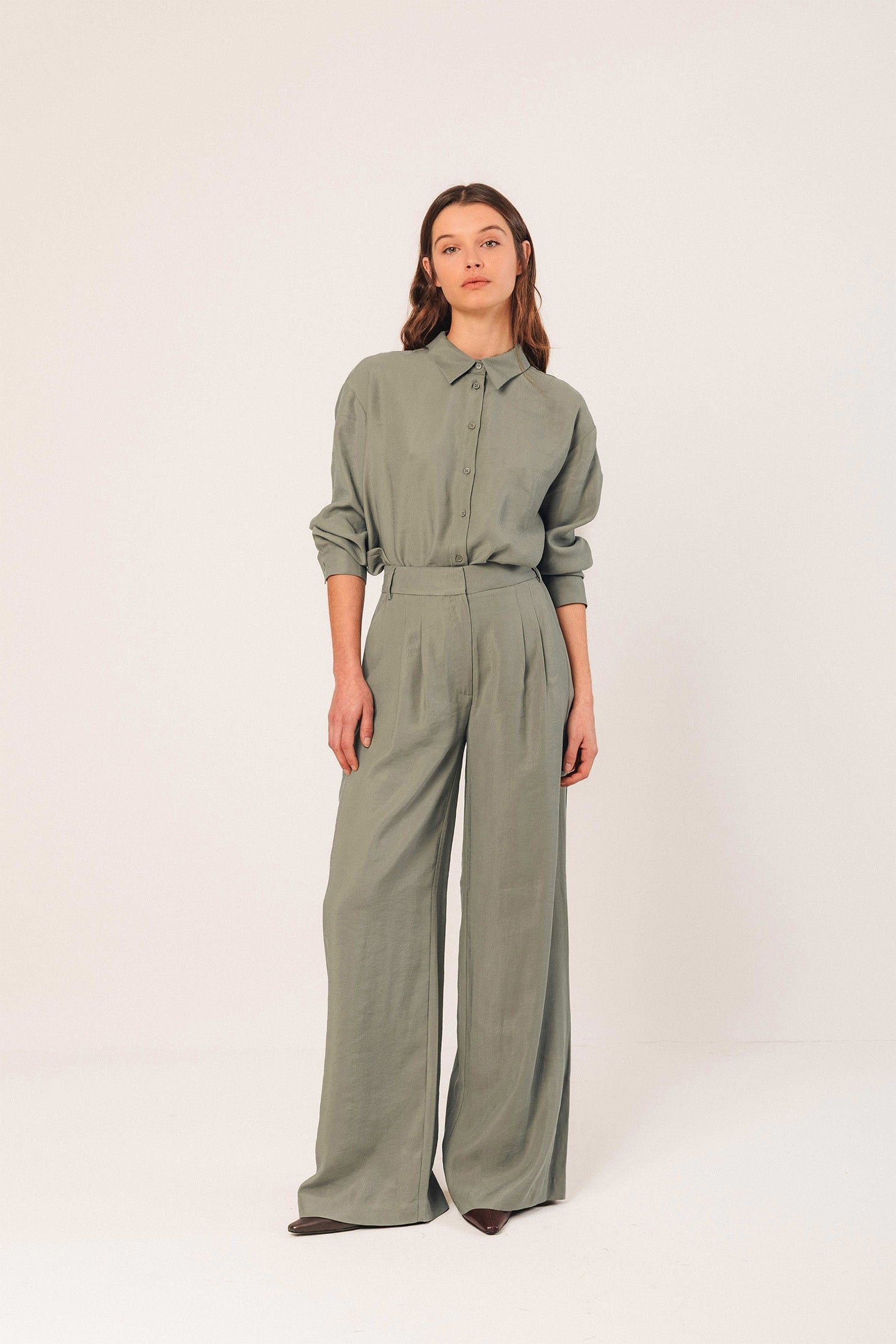 Classic Modal Shirt Green