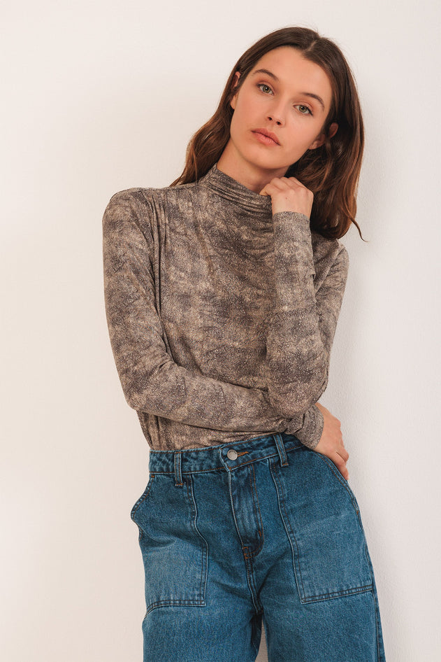 Netting Print T-Shirt