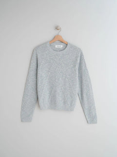 Knit Sweater Melange Grey