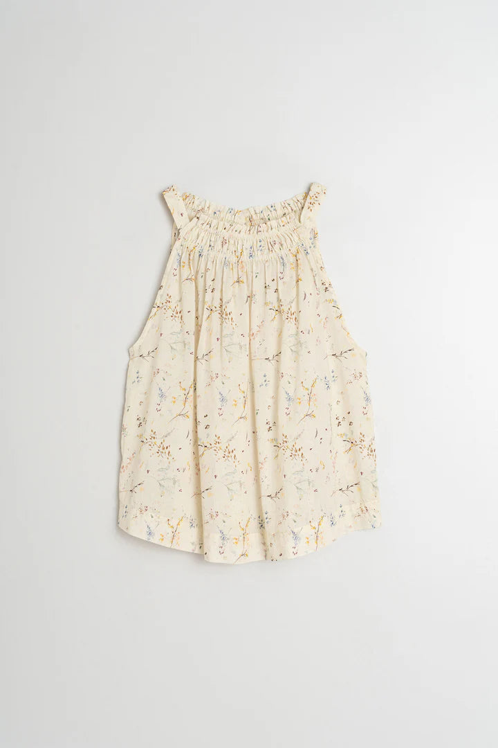 Halter Collar Top Vanilla