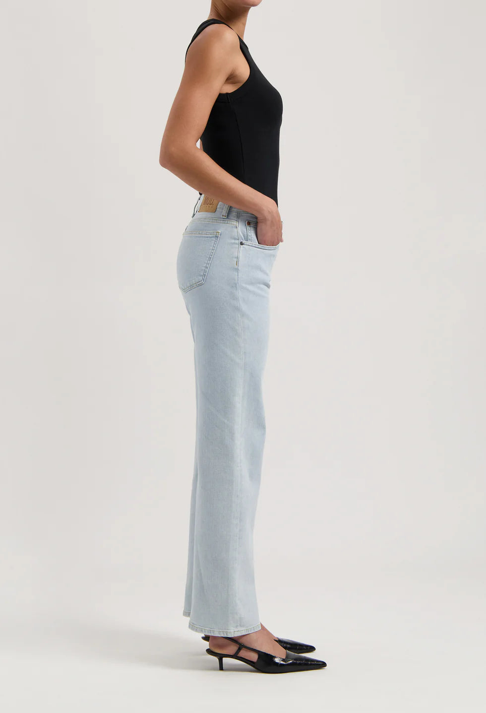 Carry Mid Straight Jeans Light Stone