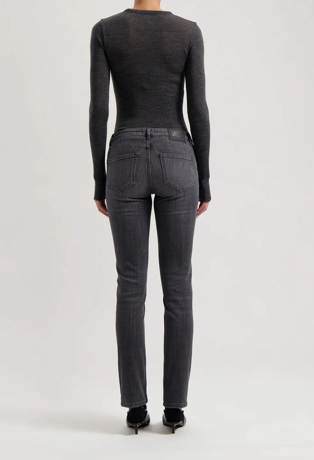 Faye Low Slim Jeans Authentic Black