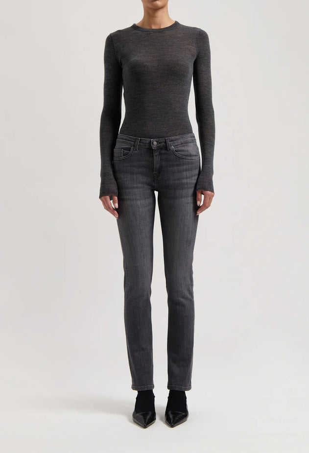 Faye Low Slim Jeans Authentic Black