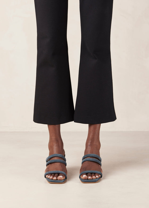 Indiana Leather Sandals Grey