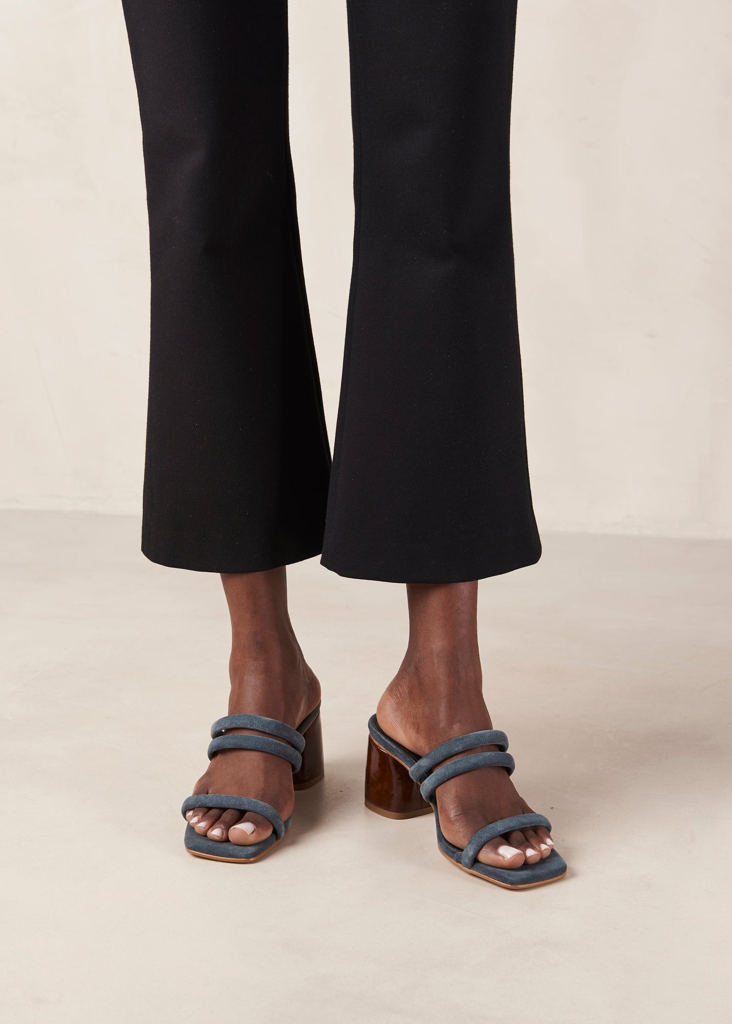 Indiana Leather Sandals Grey