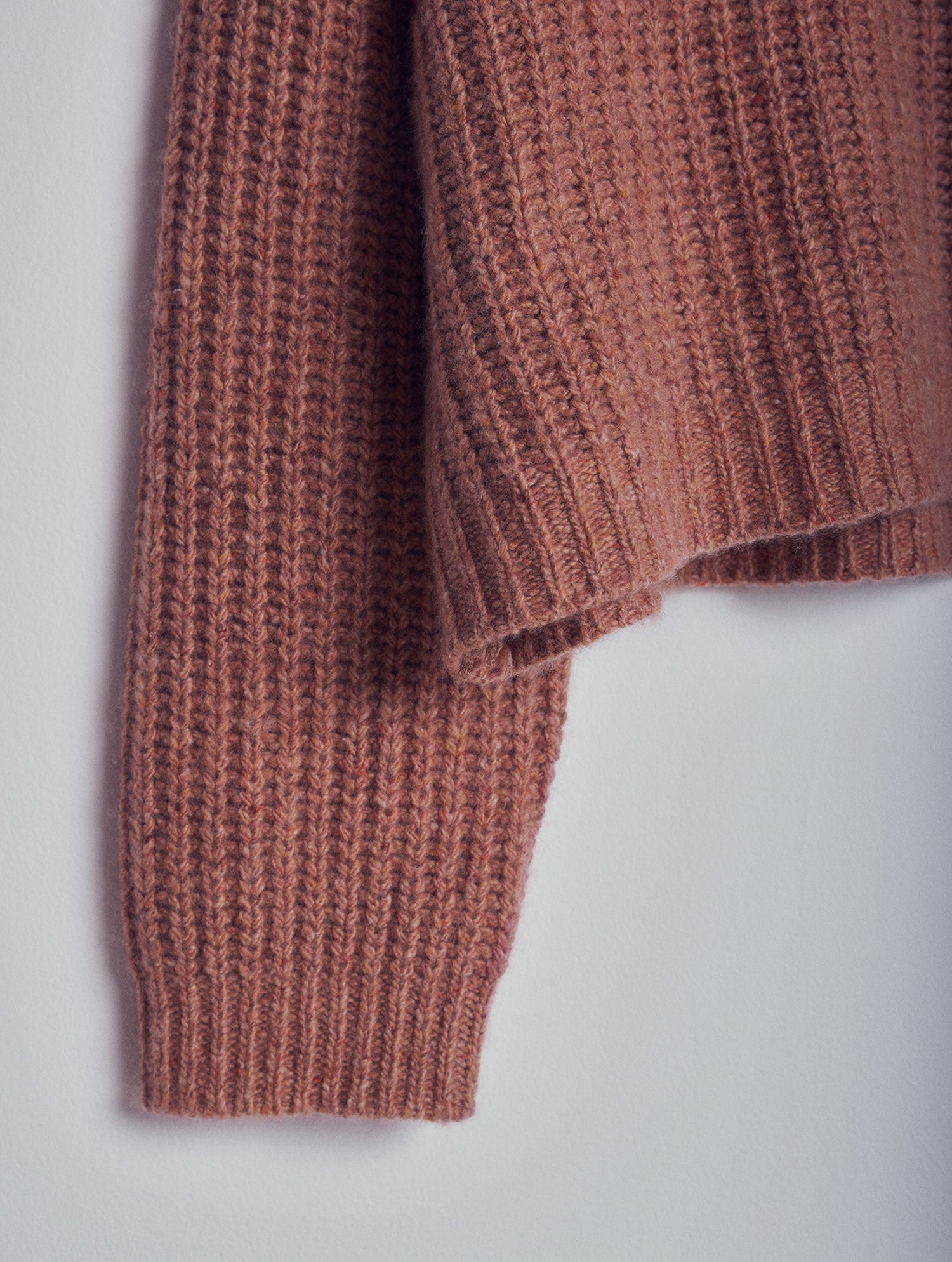 Mafalda Cashmere Knitted Chunky Sweater Brick