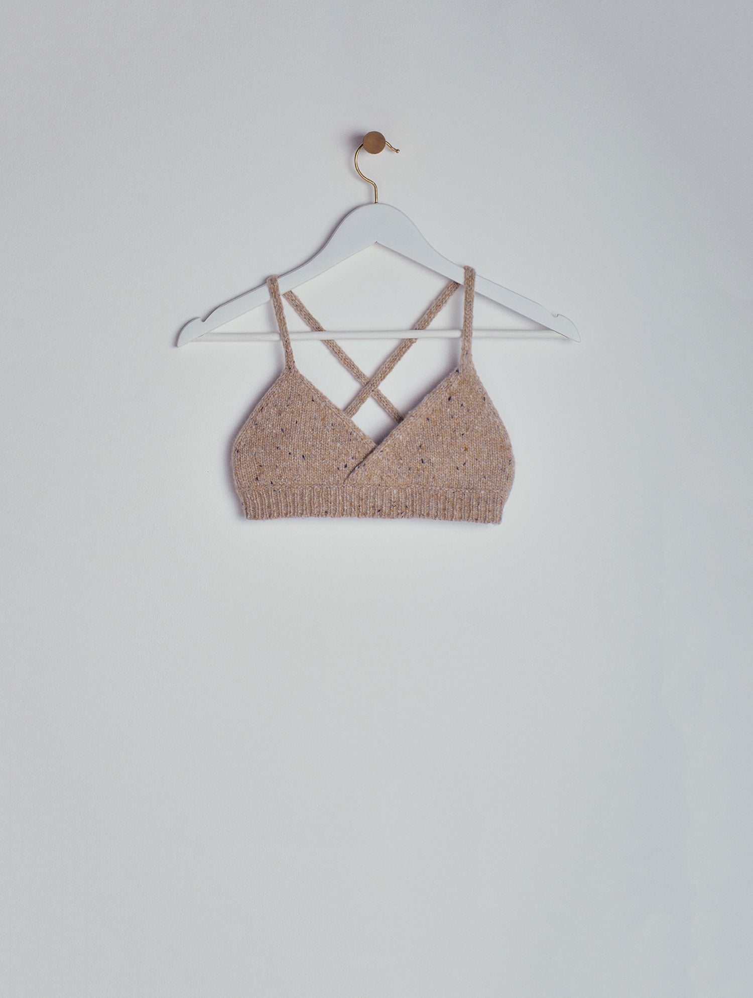 Minerva Knitted Bralette Ligh Brown