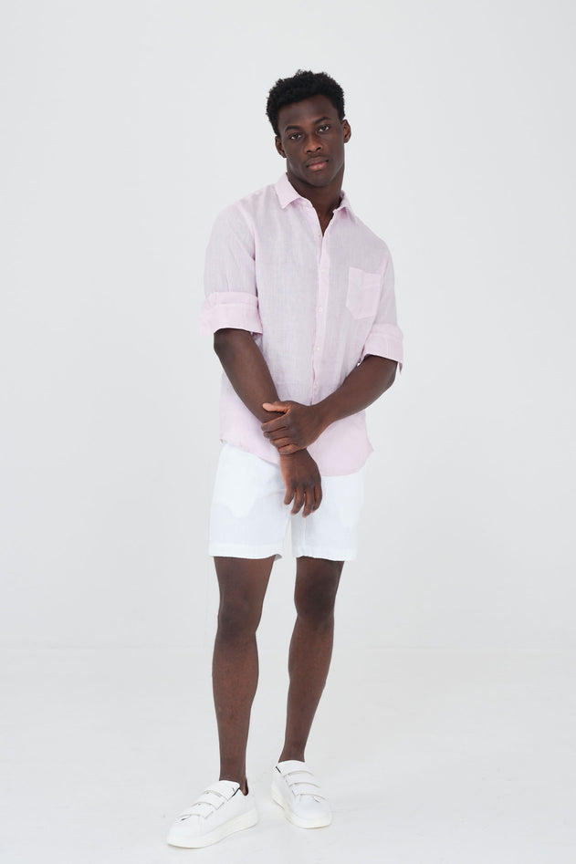 Linen Bermuda Shorts