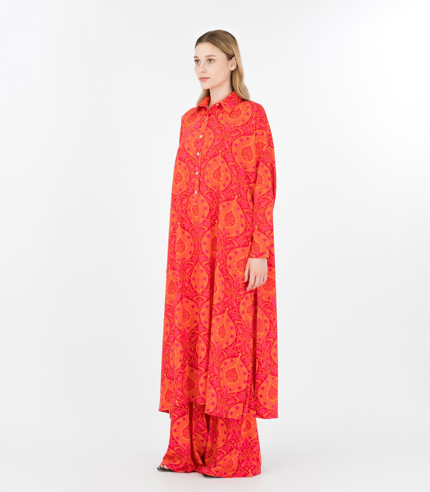 Bombay Print Oversize Tunic Dress
