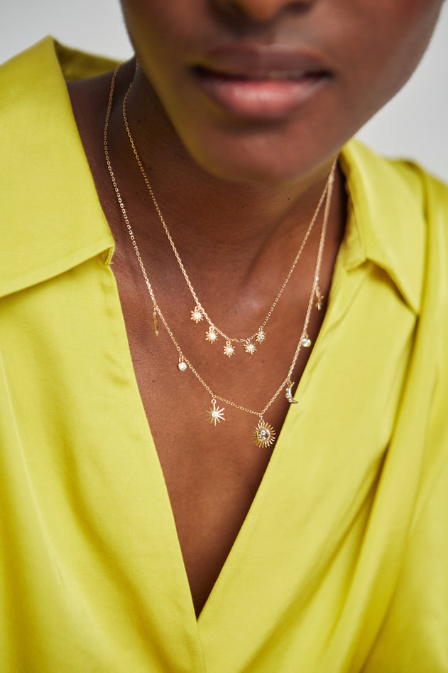 Astro Necklace Gold