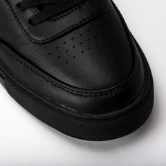 Pole Vegan Lace-up Basic Sneakers Black