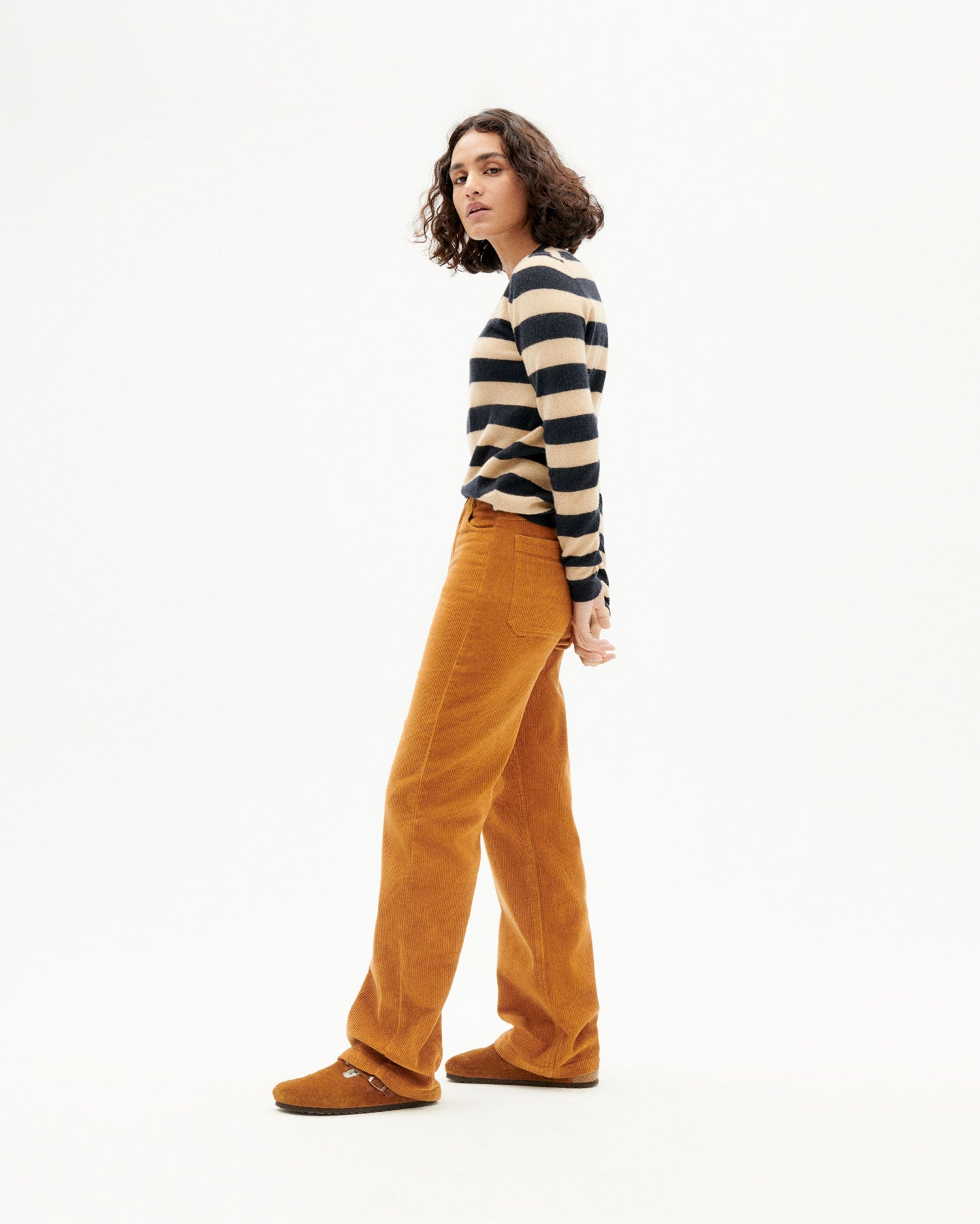 Zoe Merino Sweater Ochre