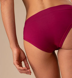 Women’s Briefs Natural Fabric Ruby Red - 2 Pack
