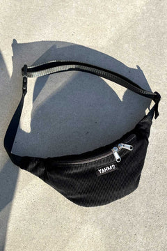 Cord Bum Bag Black