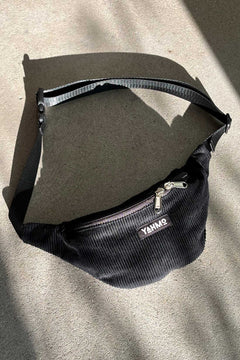 Cord Bum Bag Black