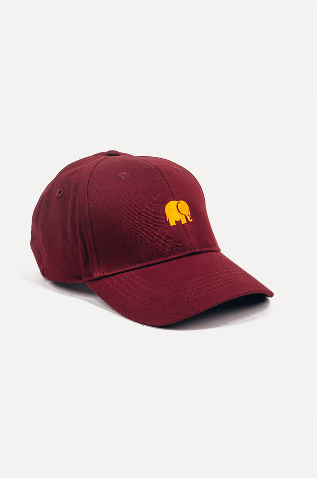 Classic 6 Panel Cap Grape Red