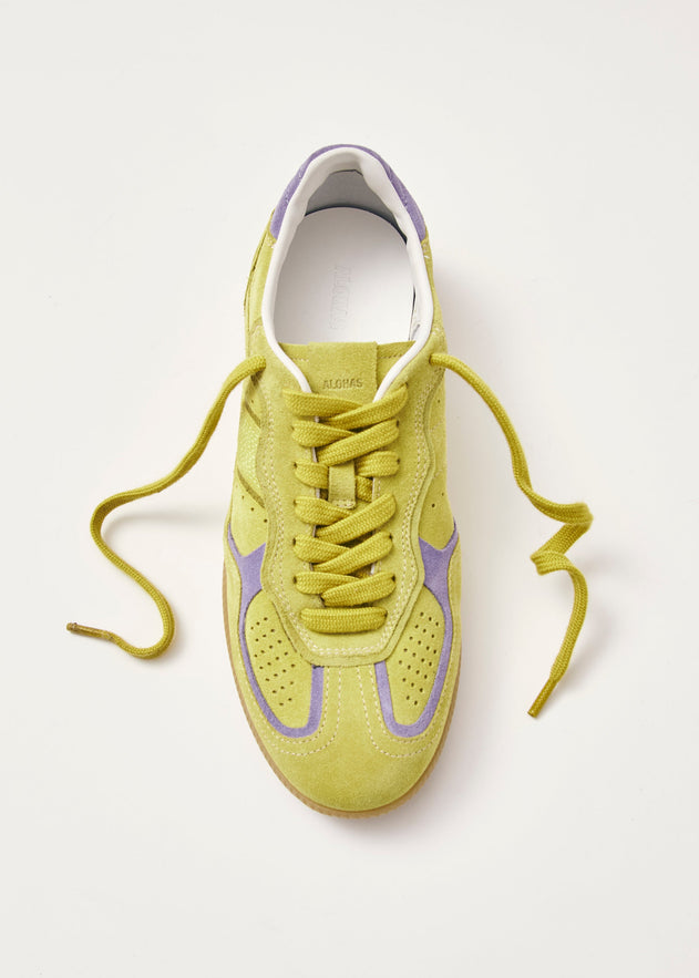 Tb.490 Rife Leather Sneakers Acid Green