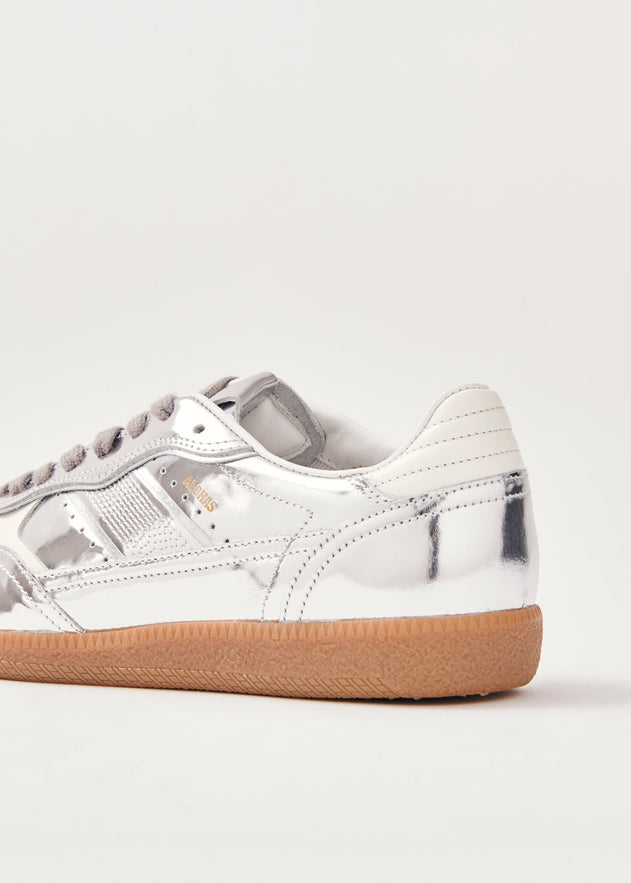 Tb.490 Rife Leather Sneakers Shimmer Silver Cream