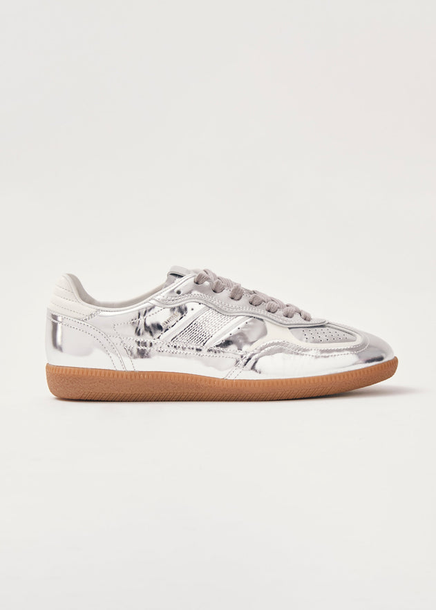 Tb.490 Rife Leather Sneakers Shimmer Silver Cream