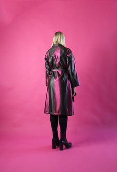 Coat Dress Pink Stripe
