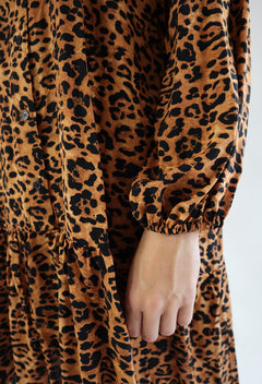 Shirt Dress Leopard