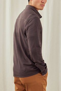 Kwale Button-up Shirt Dark Sand Brown