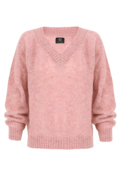 Mohair Sweater Dirty Pink