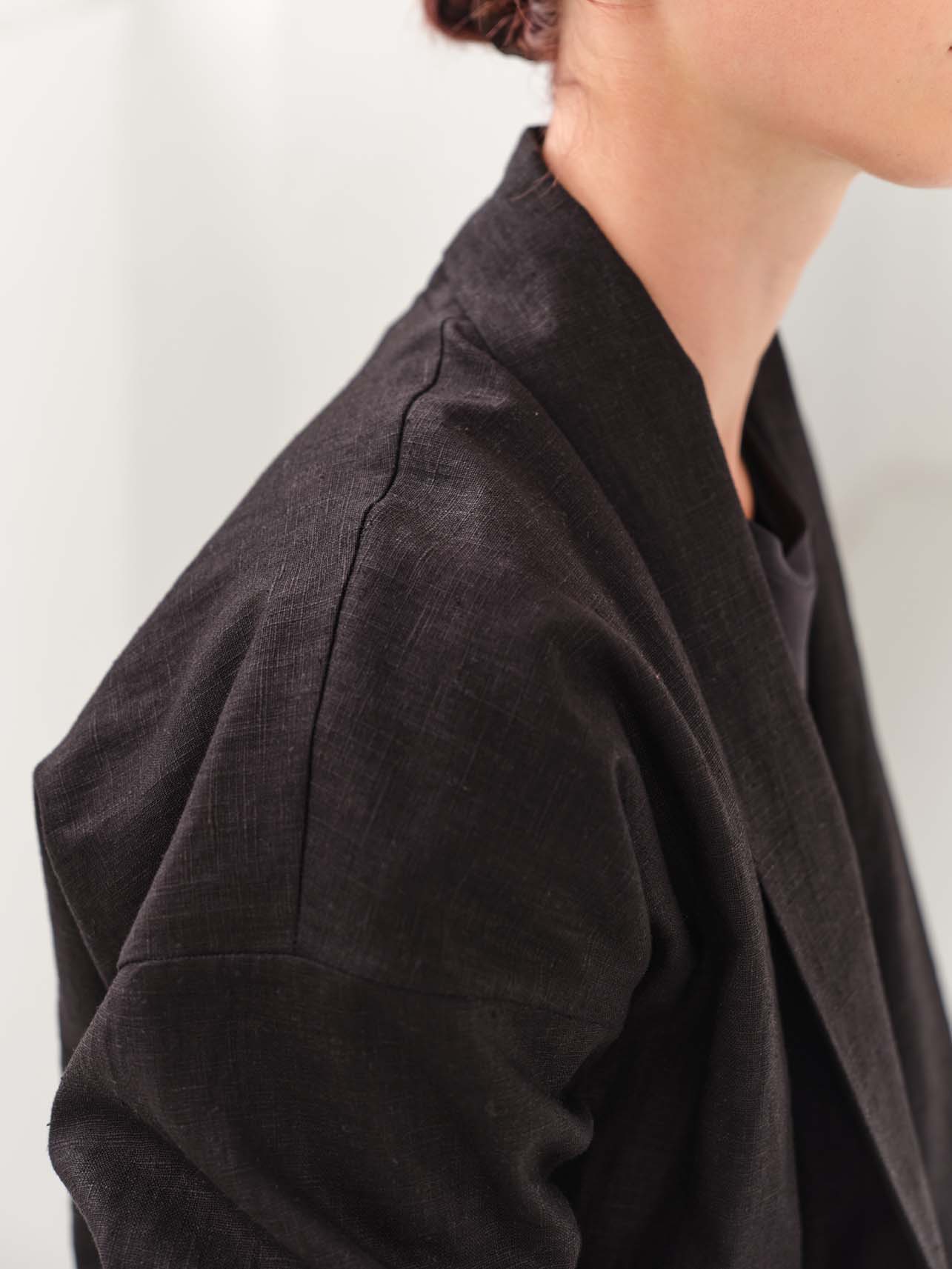 Pintor Jacket Winter Linen Black