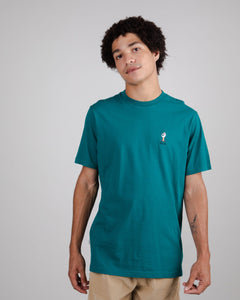Yeye Weller It's Ok Cotton T-Shirt Dark Green