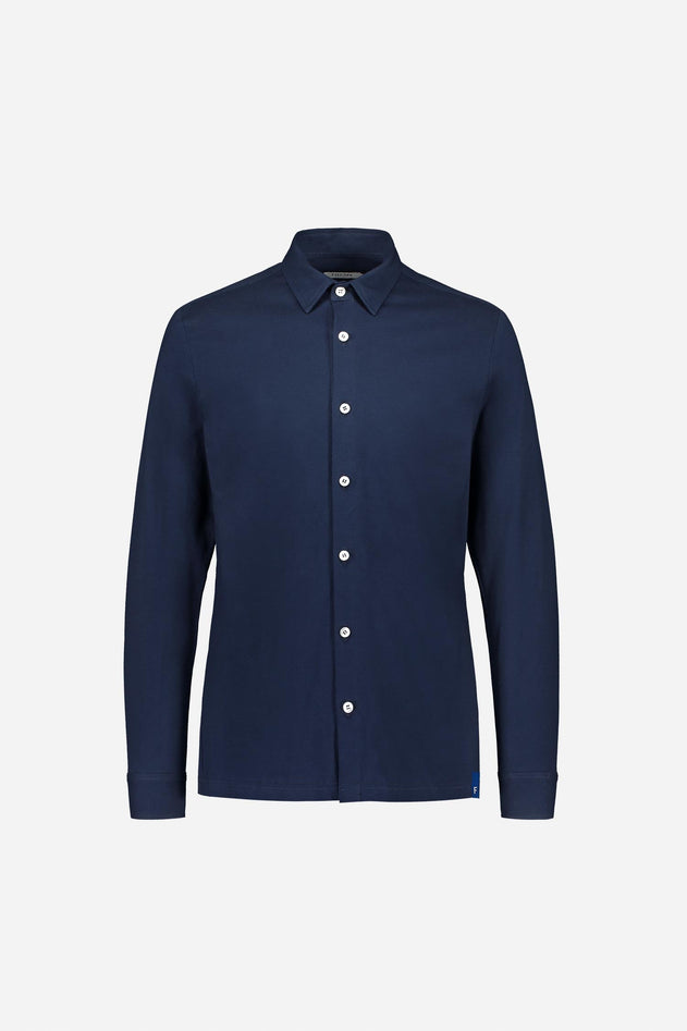Hemmo Organic Cotton Jersey Shirt Blue