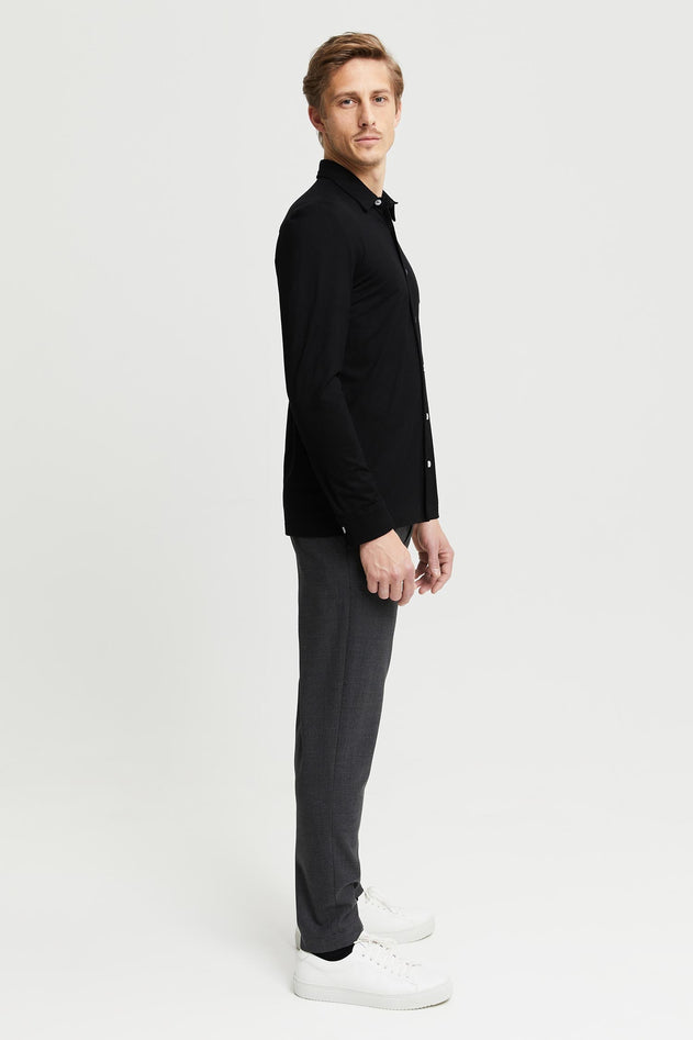Hemmo Bamboo Jersey Shirt Black